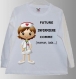 Tee-shirts manches longues imprimé "future infirmière comme..." 