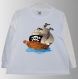 Super tee-shirt manches longues imprimé "bateau de pirates" 