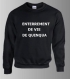 Sweat shirt mixte, imprimé "enterrement de vie de quinqua" 