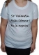 Tee-shirt femme, blanc, manches courtes, 100 % coton, imprimé "st valentin, faites l'amour, pas les magasins 