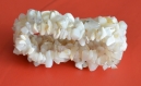 Bracelet en chips de quartz brésilien naturel taille unique 