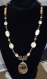 Collier baroque réalisé avec différents types de perles 