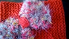Bandeau en laine tricoté main pour fillettes, tout doux 