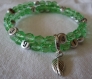 Bracelet d'allaitement : bracelet de maman "chlorophylle" 