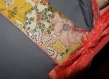 Nid d'ange liberty couverture bébé personnalisé tissus couleur au choix molleton et liberty 