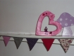 Guirlande fanion jolie decoration chambre enfant bébé personnalisée 
