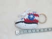 Porte clé / bijou de sac basket drapeau américain 