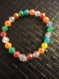 Bracelet perles multicolores 