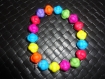 Bracelet perles de couleur 