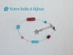 Bracelet turquoise rouge antalya 