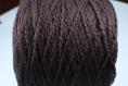 Fil à tricoter laine marron 800 grammes 