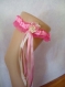 Kit jarretière dentelle fushia et rose accessoire mariage 