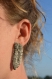 Boucles d'oreille - ecorce d'argent - collection nature 
