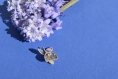 Pendentif - fleur de violette - argent 