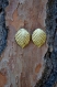 Boucles d'oreilles - feuille d'arbre - laiton 