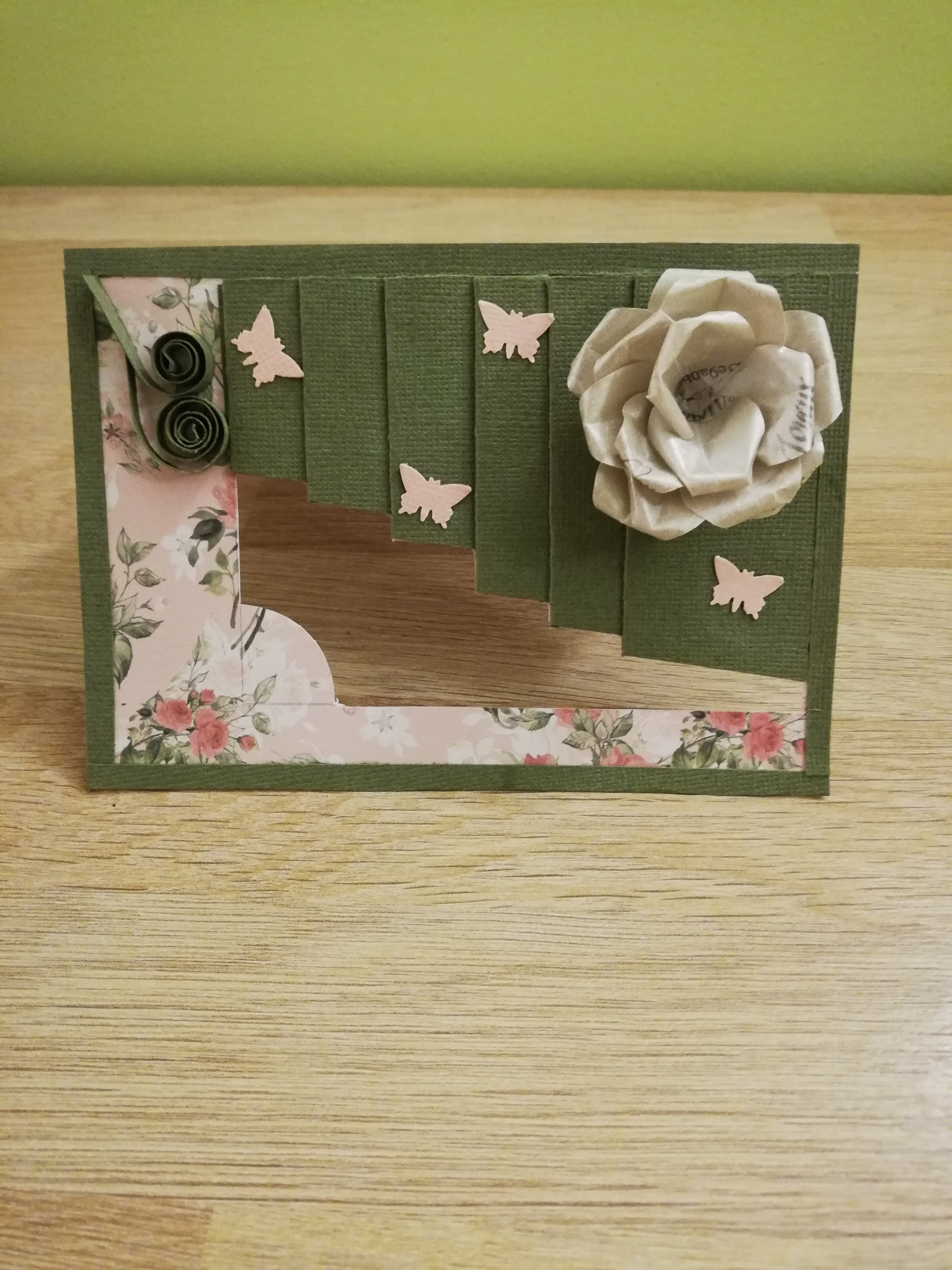 Carte Anniversaire Quilling Mere Fille Papeterie Cartes Anniversaire Par Artduquillingbois