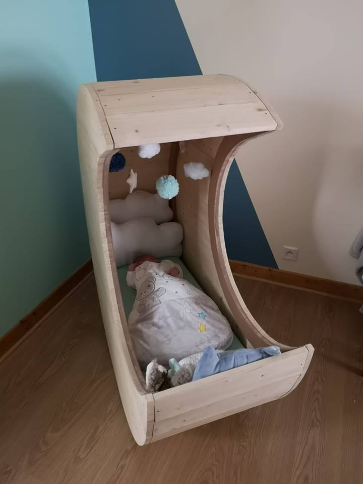 Berceau Lune Accessoires Bebe Par Cre Agenceur