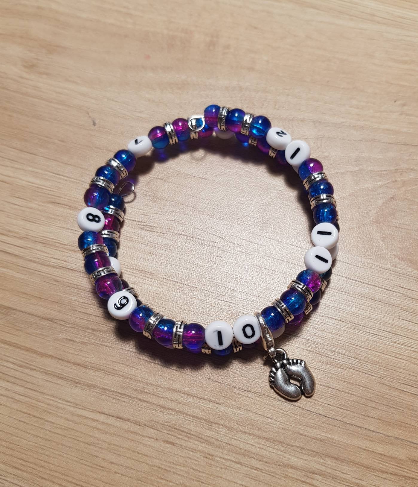 Bracelet D Allaitement Pour Bebe Et Maman Perle Rose Petit Pendant Petit Pied Chiffre Noir Perle Bleu Fushia Par Lesbolasdelola Bracelet D Allaitement Pour Bebe Et Maman Perle Rose Petit Pendant Petit Pied Chiffre Noir Perle Bleu Fushia Par Lesbolasdelola