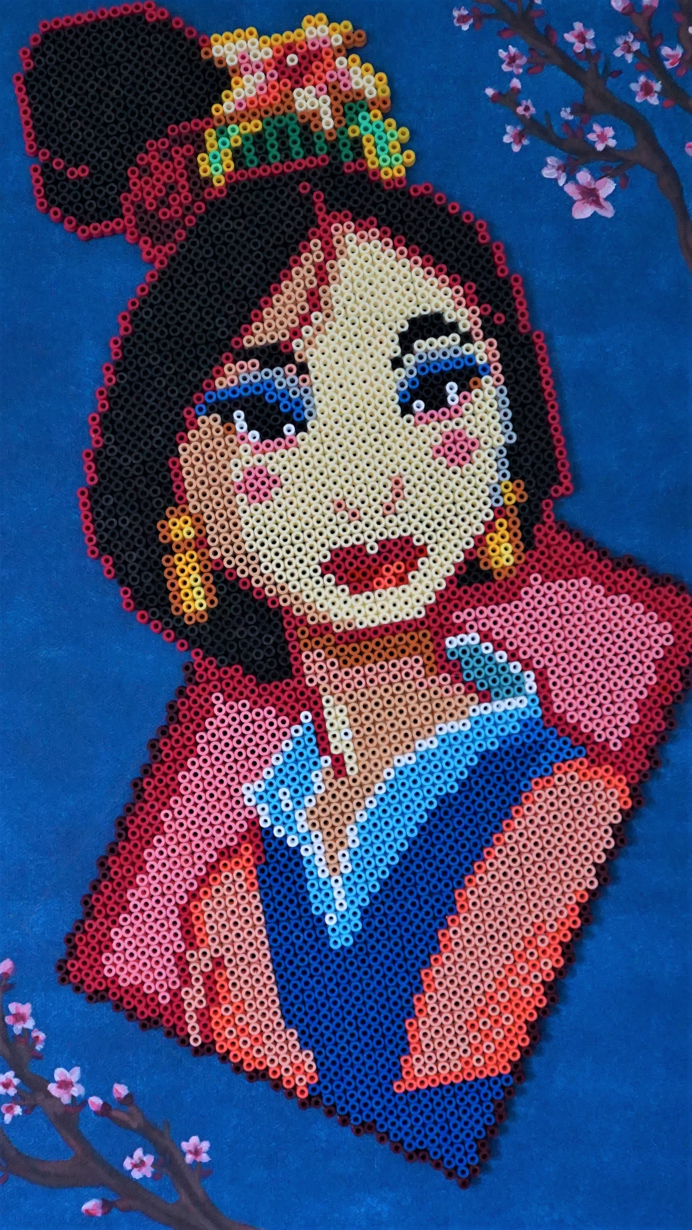 Grand Tableau Pixel Art Mulan Deco Piece Unique Tableaux Peintures Par Pixel Mania Grand Tableau Pixel Art Mulan Deco Piece Unique Tableaux Peintures Par Pixel Mania