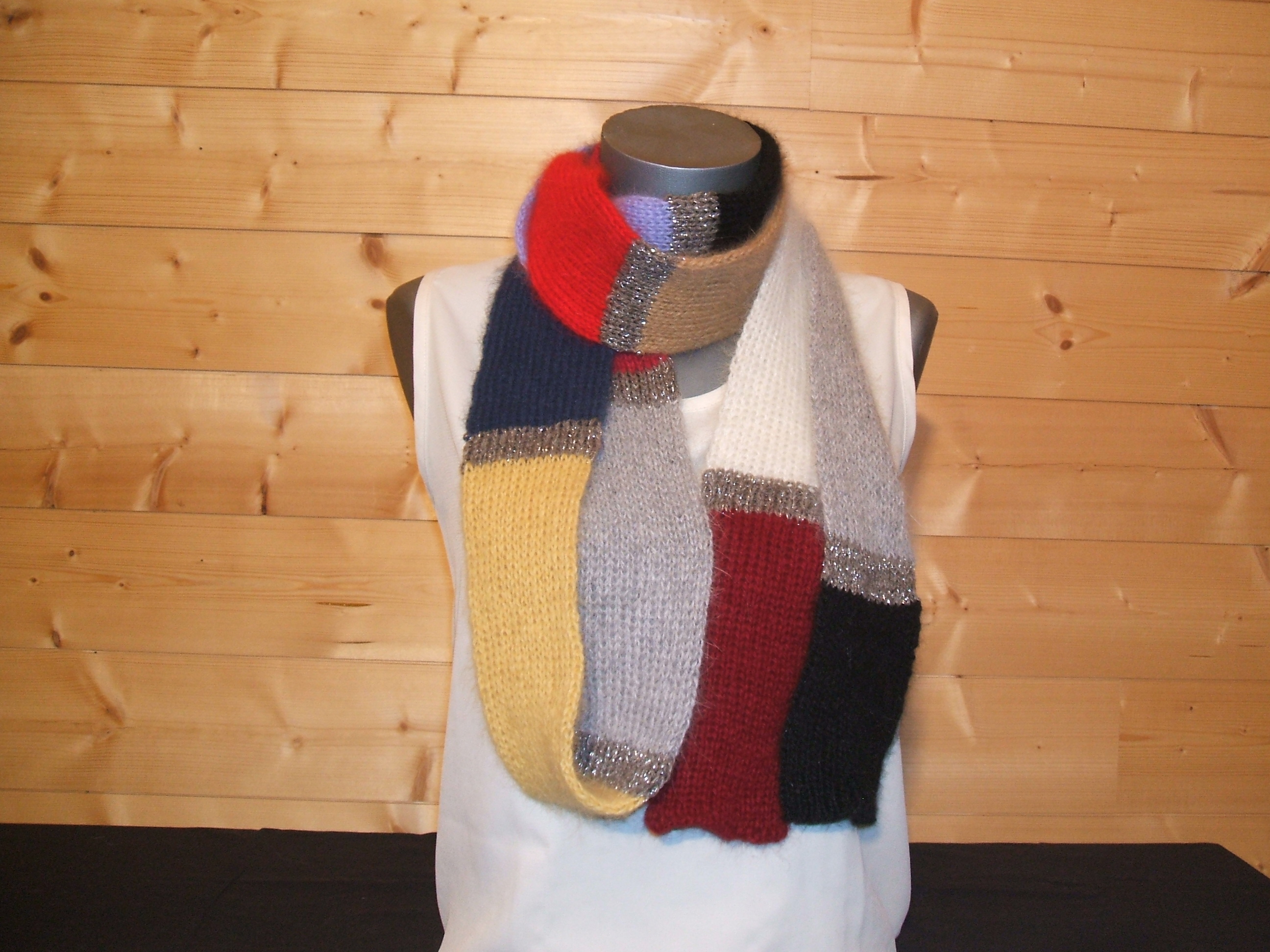 Laine Mérinos Multicolore - Laine à tricoter artisanale
