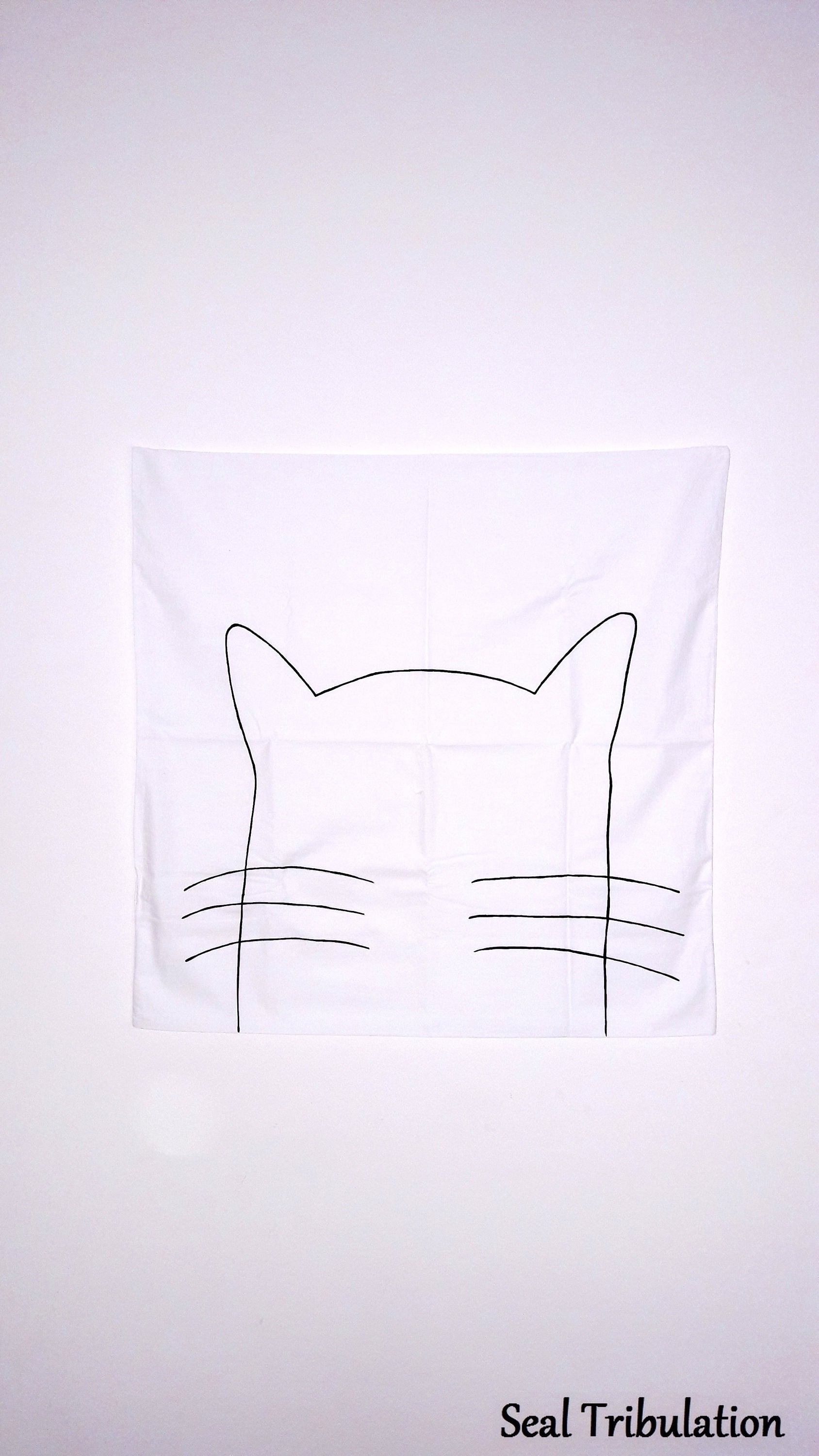Taie D Oreiller Tete De Chat Stylise Cousu Et Peint A La Main Enfants Linge De Lit Enfant Par Sealtribulation Taie D Oreiller Tete De Chat Stylise Cousu Et Peint A La Main Enfants Linge De Lit Enfant Par Sealtribulation