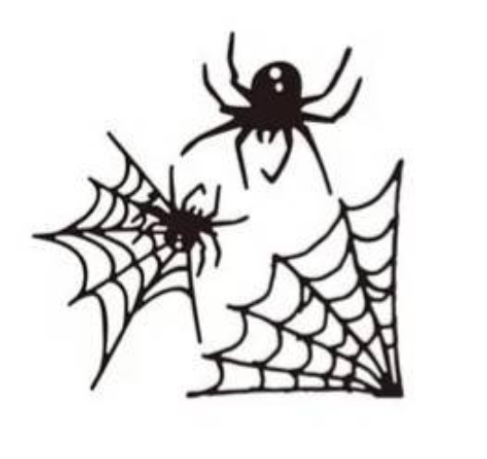 Decoupe Scrapbooking Halloween Toile D Araignee Embellissement Decor Papier Creation Die Cut Par Creationscrap