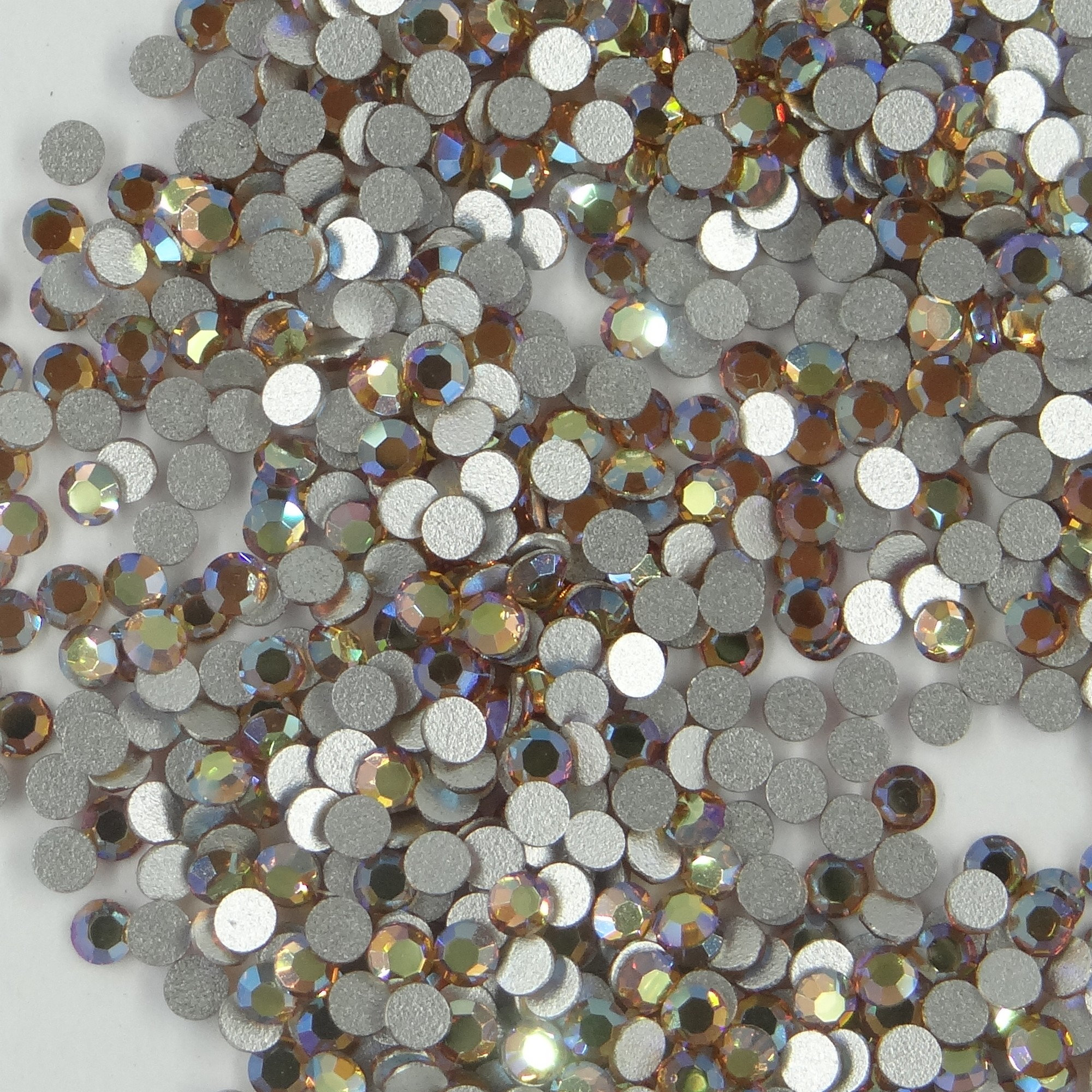 2000 ss12 m *** 40 strass swarovski fond plat 3,1mm montana : par