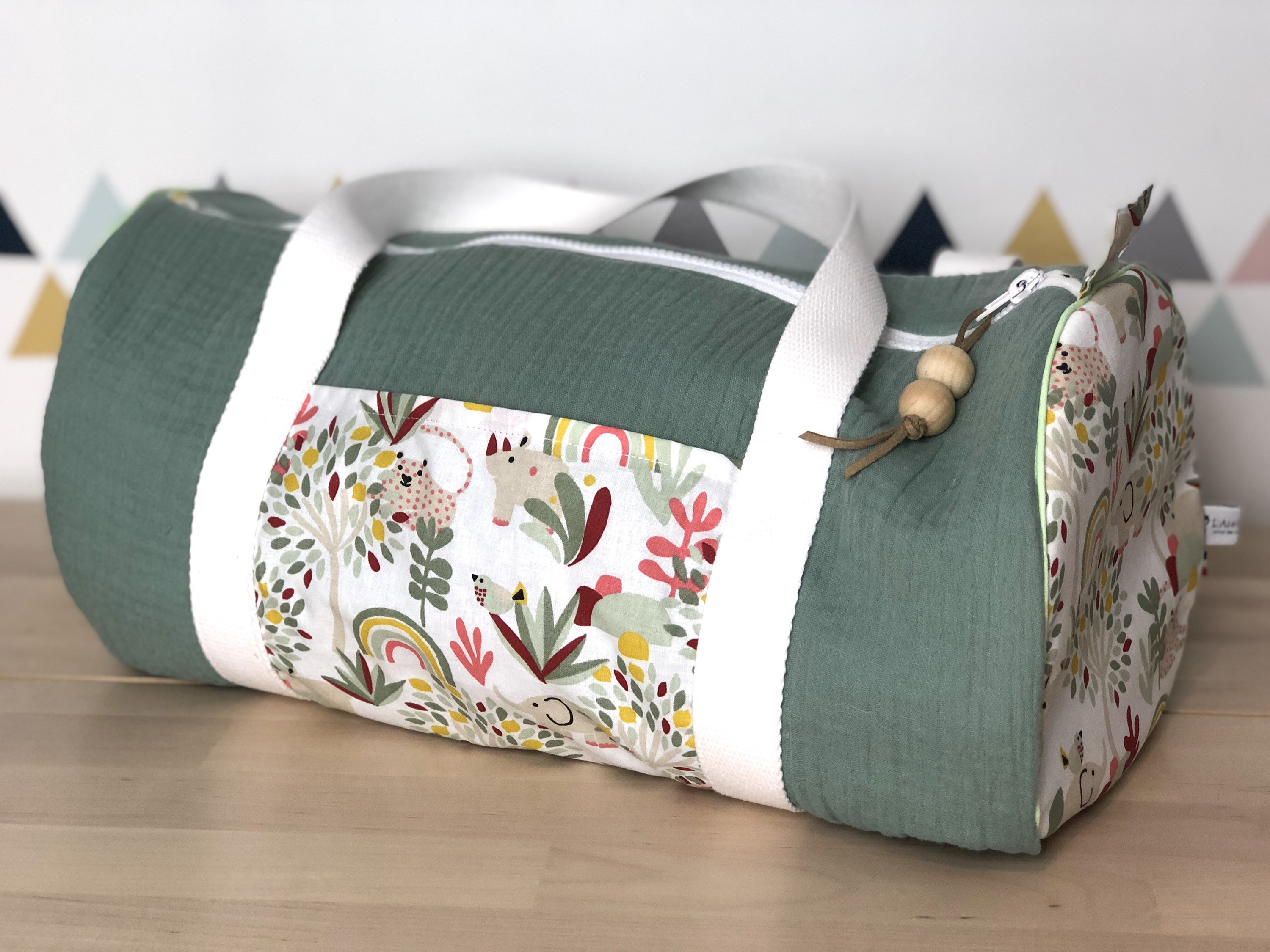 Sac polochon enfant « victor » : enfants-cadeaux-naissance par  l-atelier-du-renard