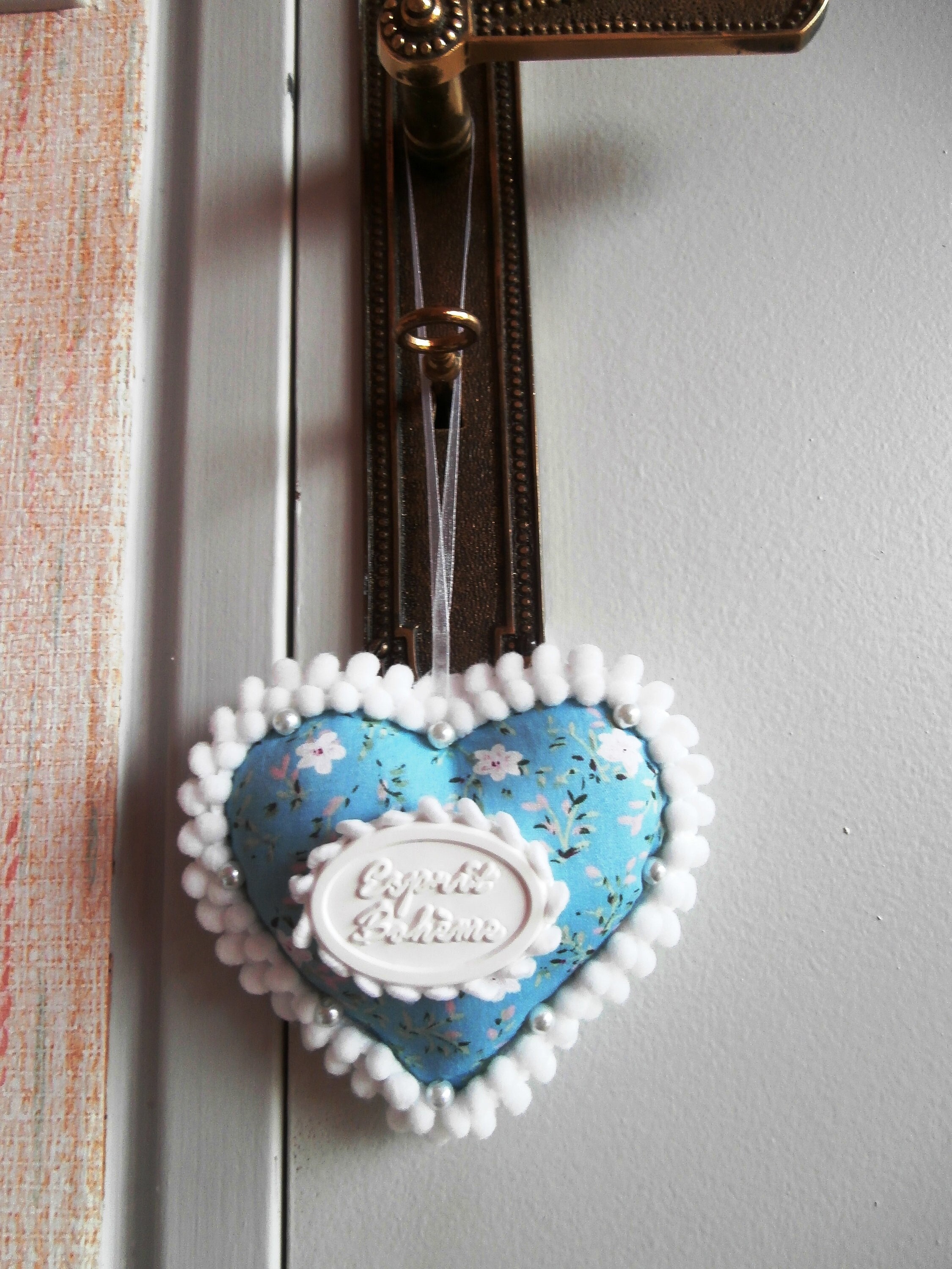 Porte-clés cœur en tissu - Hotel Gift Selection