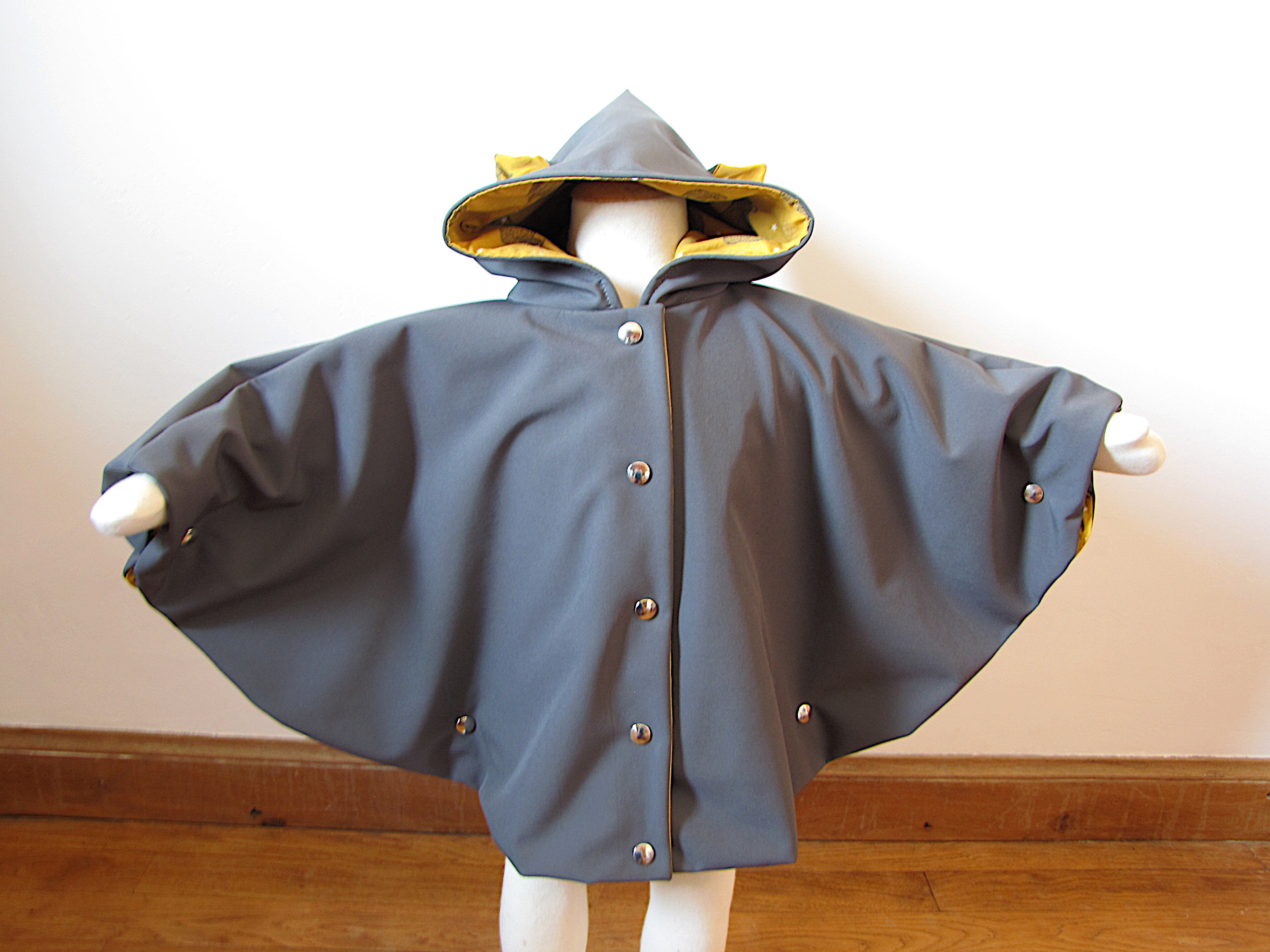 Cape / poncho à capuche enfants - 9 mois à 5 ans