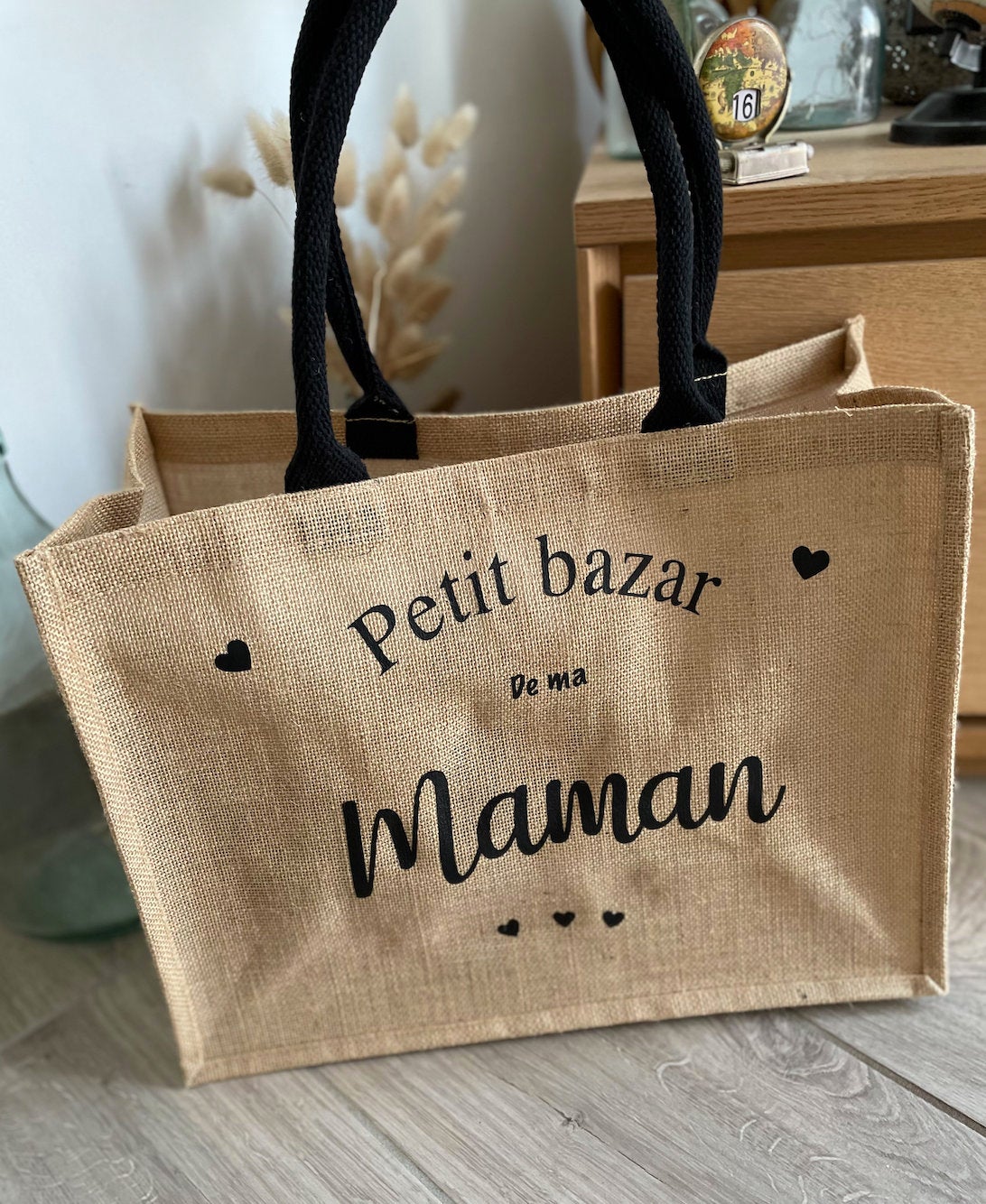 Sac cabas le joli bazar d'une merveilleuse nounou / maman