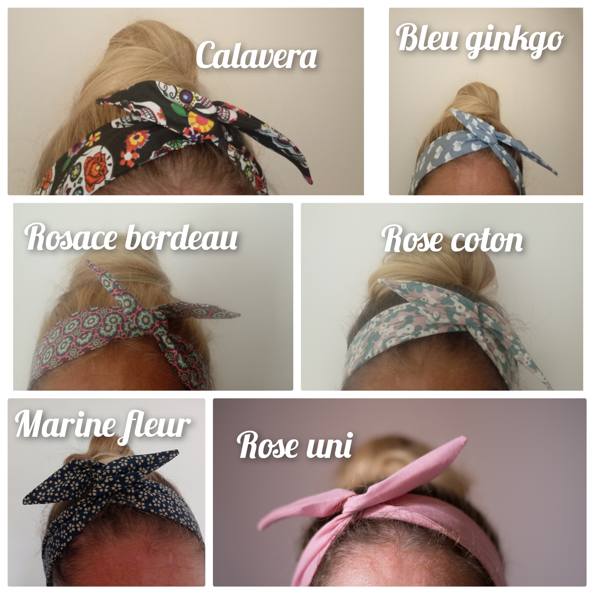 Bandeau cheveux femme headband ajustable rigide :  accessoires-accessoires-pour-cheveux par lafabricdeluce001