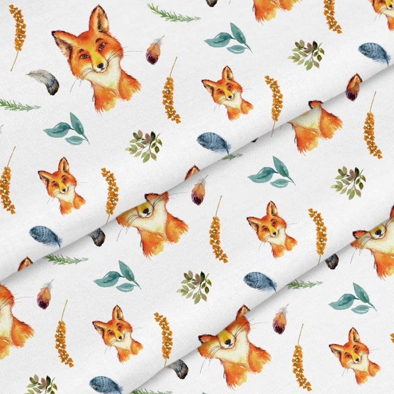 Guirlande Déco Animaux De La Forêt Fryetts - 10 Fanions Coton Renard Cerf Bruant 220cm