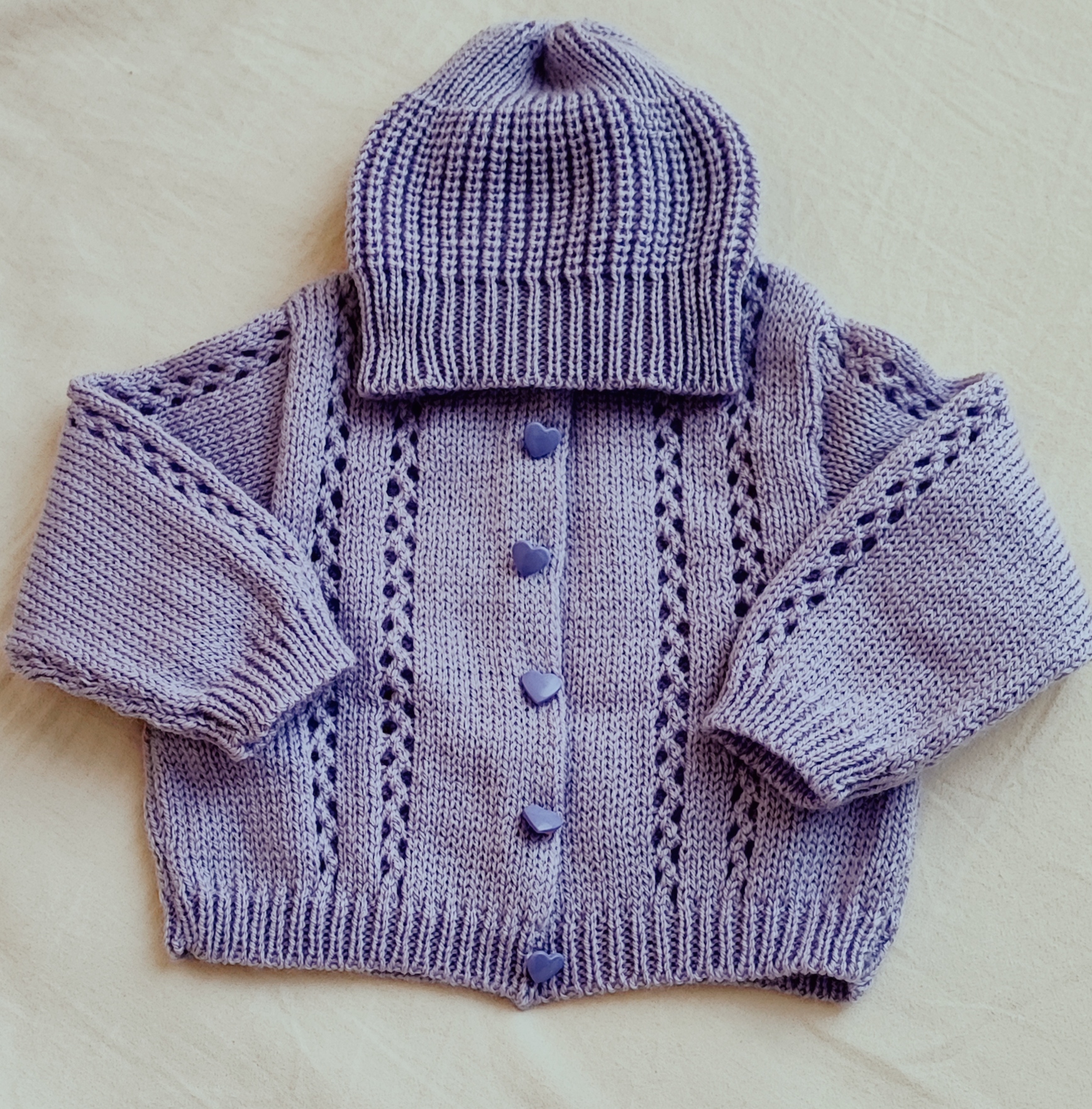 Gilet bébé fille 3 mois et bonnet bébé 0-3 mois : accessoires-bebe par  la-boutique-de-kate