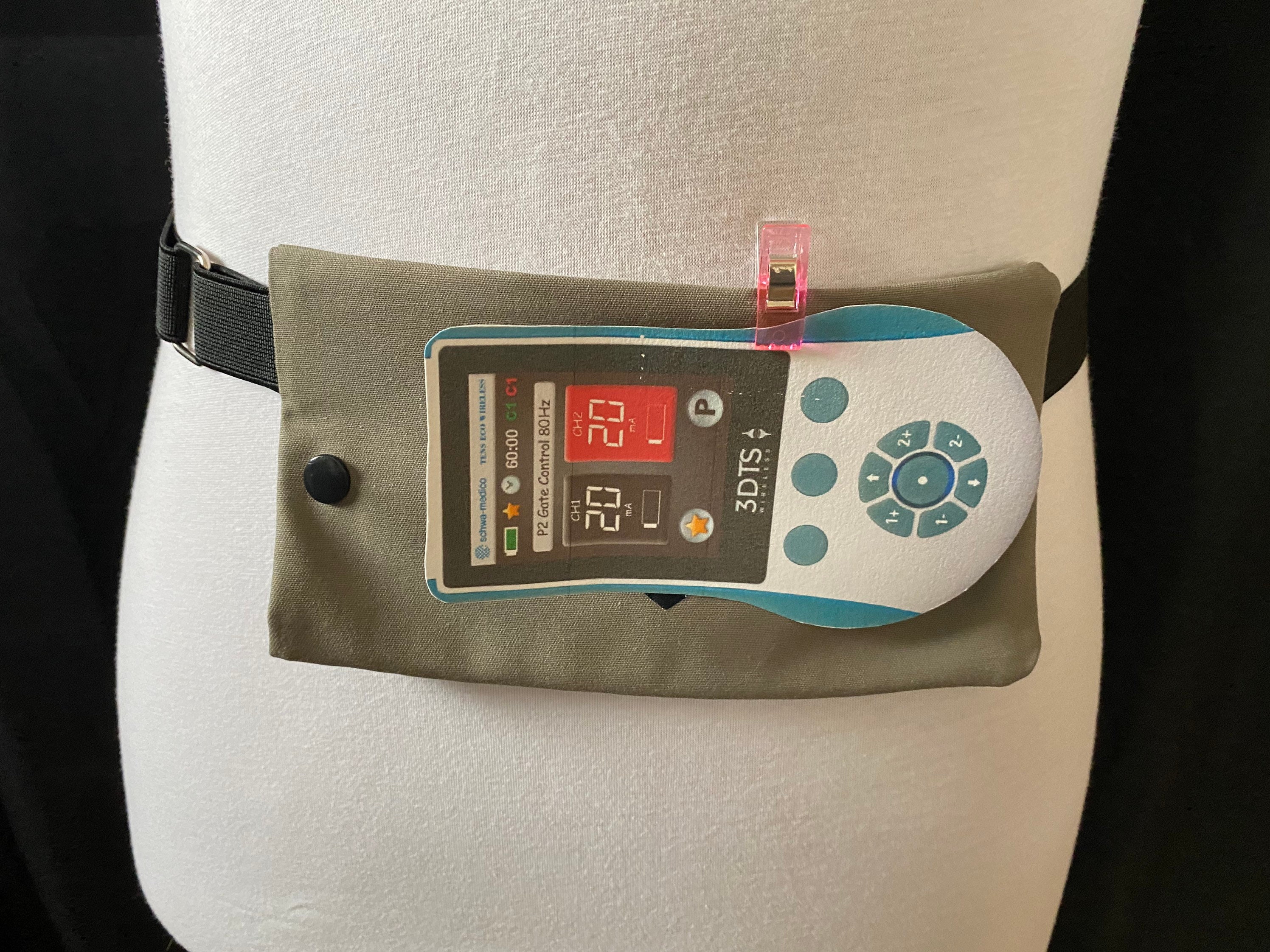 Pochette ceinture pour appareil tens eco : par lespetitsglucides