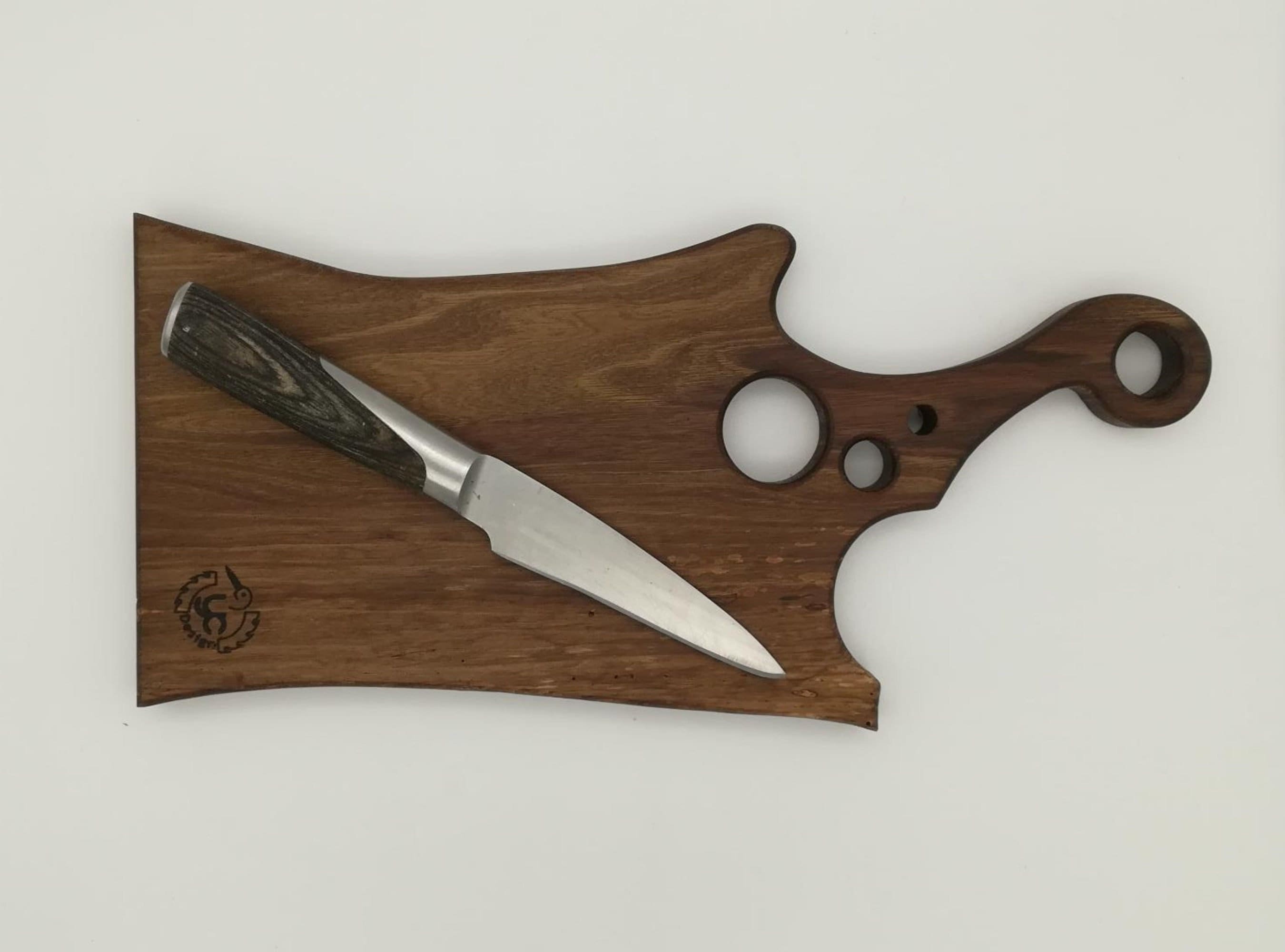 Plateau De Service En Bois Massif – Grand Plateau à Fromage/craquelins, Marron