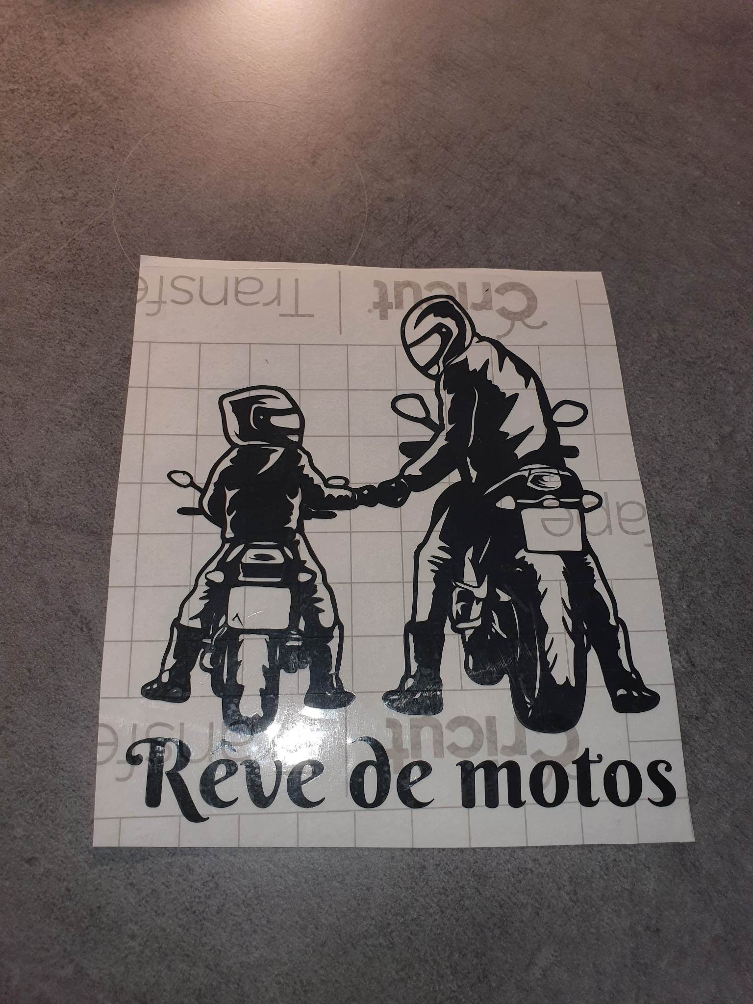 Sticker autocollant pour voiture famille motarde à bord, bébé à bord, sticker autocollant vinyle