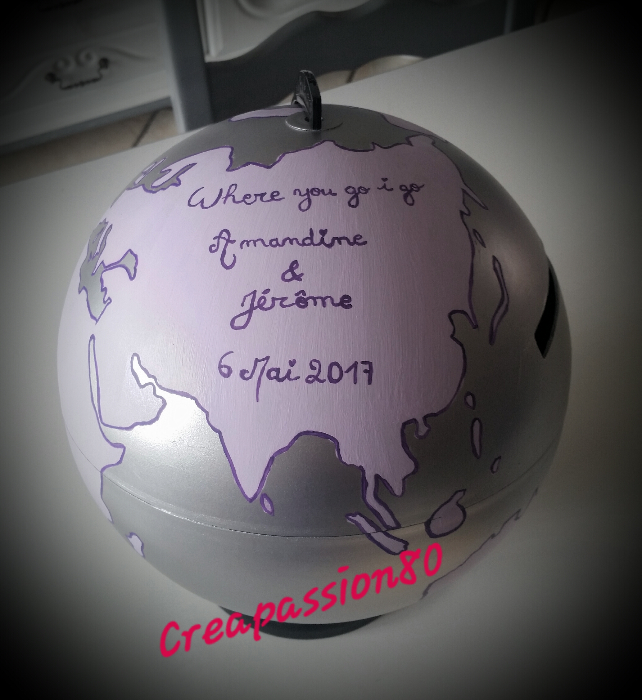 Urne Globe Terrestre Theme Voyage Accessoires Mariage Par Creapassion80 Urne Globe Terrestre Theme Voyage Accessoires Mariage Par Creapassion80