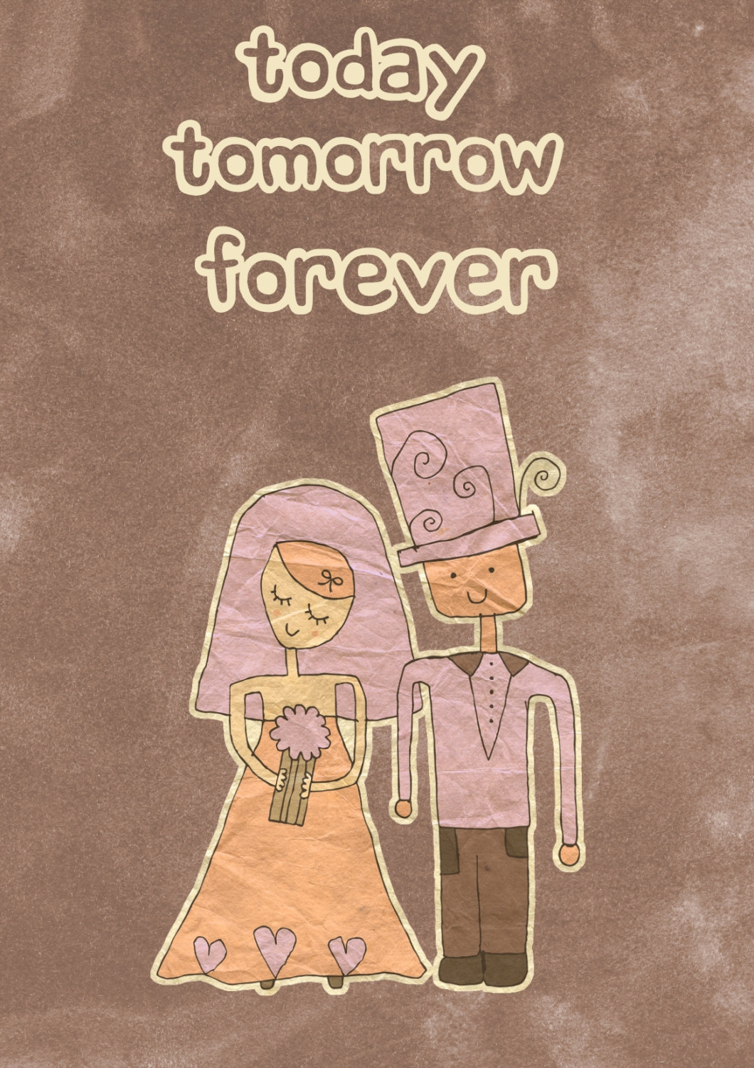 Today Tomorrow Forever Carte Double Mariage Pacs Anniversaire De Mariage Par Cardbubble Today Tomorrow Forever Carte Double Mariage Pacs Anniversaire De Mariage Par Cardbubble