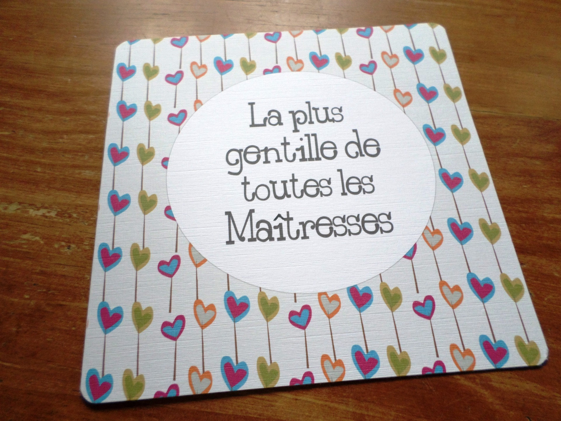 Carte Merci Maitresse Fin D Annee Merci La Plus Gentille De Toutes Les Maitresses Par Cardbubble