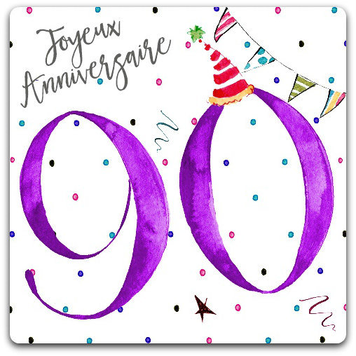 Carte Anniversaire 90ans 90 Years Old Joyeux Anniversaire 15cm X 15cm Avec Enveloppe Card Bubble Par Cardbubble Carte Anniversaire 90ans 90 Years Old Joyeux Anniversaire 15cm X 15cm Avec Enveloppe Card Bubble Par Cardbubble