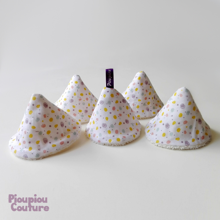 5 Jolis Cones Pare Pipi Pastels Accessoires Bebe Par Pioupiou