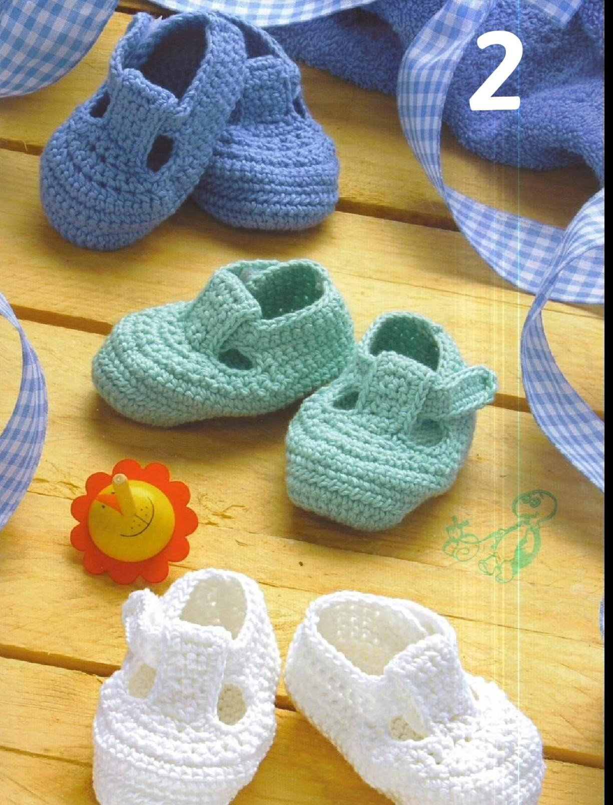 Chaussons Bébé Style Souliers au Tricot Taille Naissance 