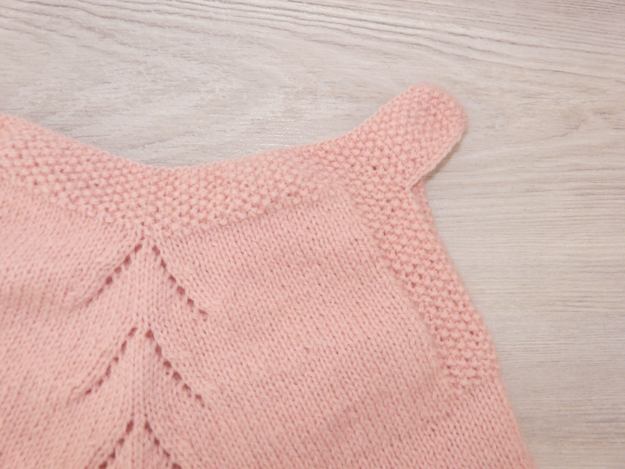 Robe Plissee Bebe 3 Mois Rose Tricot Fait Main Cadeau Naissance Accessoires Bebe Par Catricote