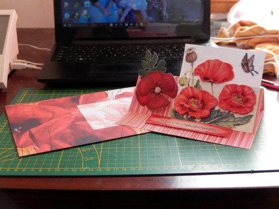 Carte D Anniversaire Coquelicot Par Creactionducoeur Carte D Anniversaire Coquelicot Par Creactionducoeur