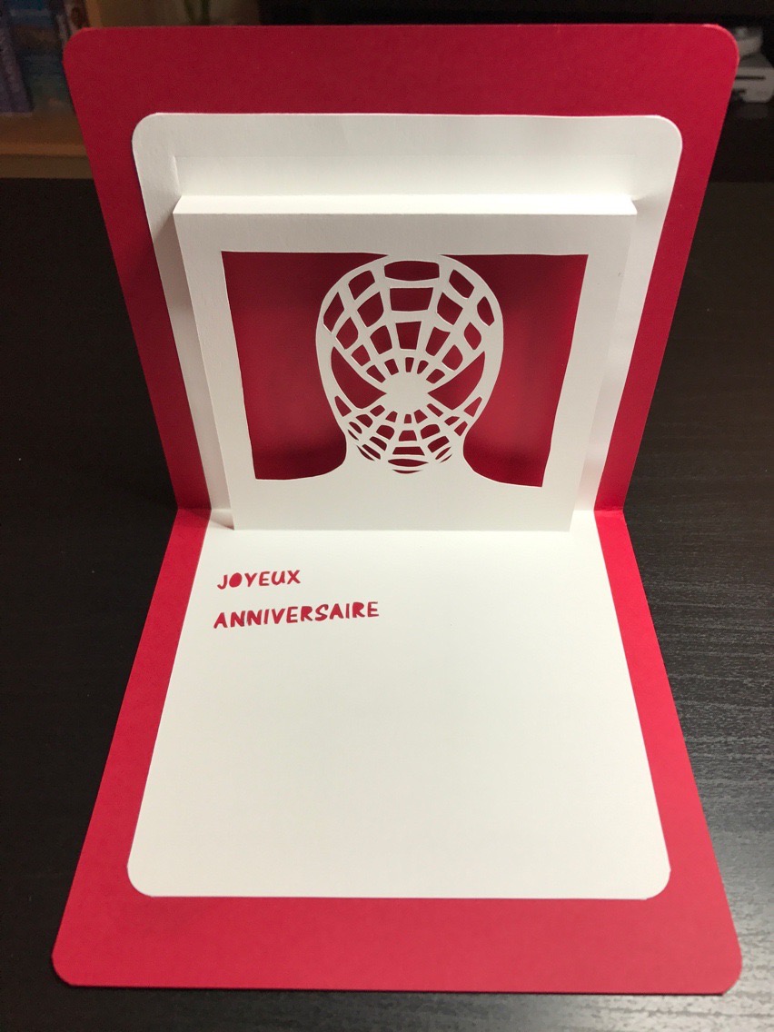 Carte Anniversaire Spiderman Papeterie Cartes 3d Par Les Crea Cartes De Vivi Carte Anniversaire Spiderman Papeterie Cartes 3d Par Les Crea Cartes De Vivi