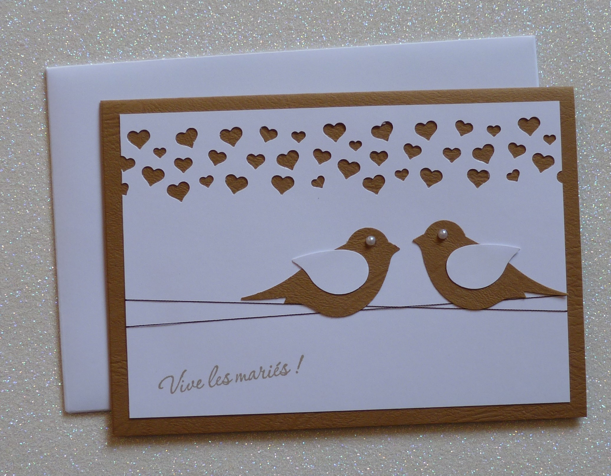 Carte Felicitations De Mariage Avec Couple D Oiseaux Par Beacreations Carte Felicitations De Mariage Avec Couple D Oiseaux Par Beacreations