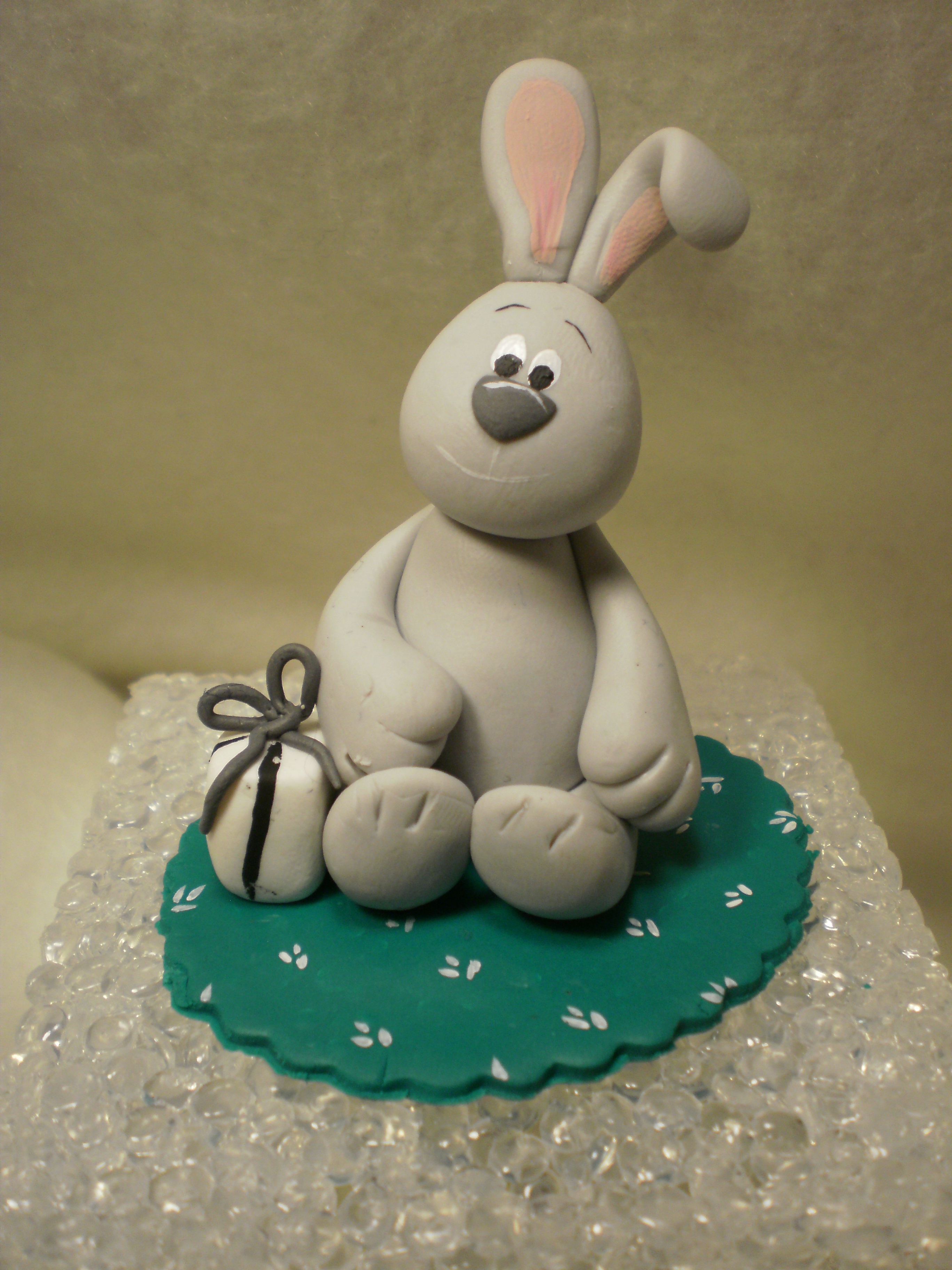 Veilleuse Lapin En Fimo Sculpture Par Bidule Et Truc Veilleuse Lapin En Fimo Sculpture Par Bidule Et Truc