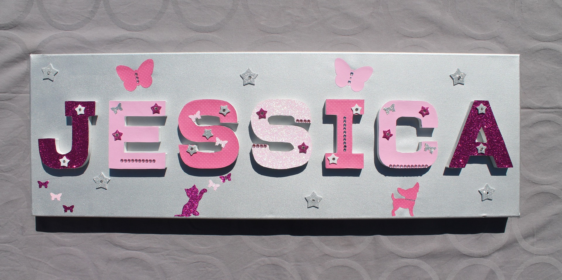 Toile Lumineuse Avec Prenom Personnalisable Accessoires Bebe Par Latelierdespetitesmerveilles