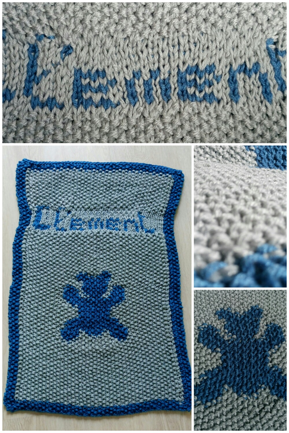 Couverture Bebe Avec Prenom Clement Et Motif Ourson Gris Et Bleu En Laine Acrylique Tricot Accessoires Bebe Par Lydie Creativ Couverture Bebe Avec Prenom Clement Et Motif Ourson Gris Et Bleu En Laine Acrylique Tricot Accessoires Bebe Par Lydie Creativ